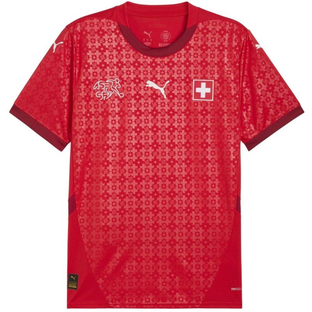 Switzerland Mens 2025 Puma Home Shirt / Red